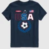 Kinder-T-shirt met voetbalprint