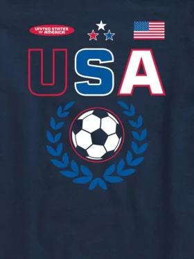 Kinder-T-shirt met voetbalprint