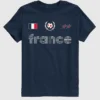 Kinder-T-shirt met voetbalshirt-print (Frankrijk)