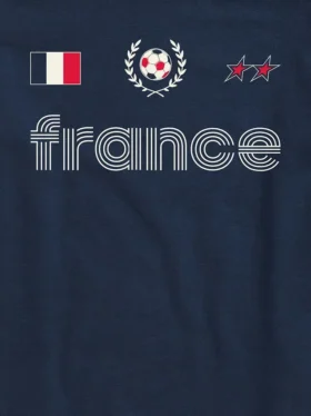 Kinder-T-shirt met voetbalshirt-print (Frankrijk)