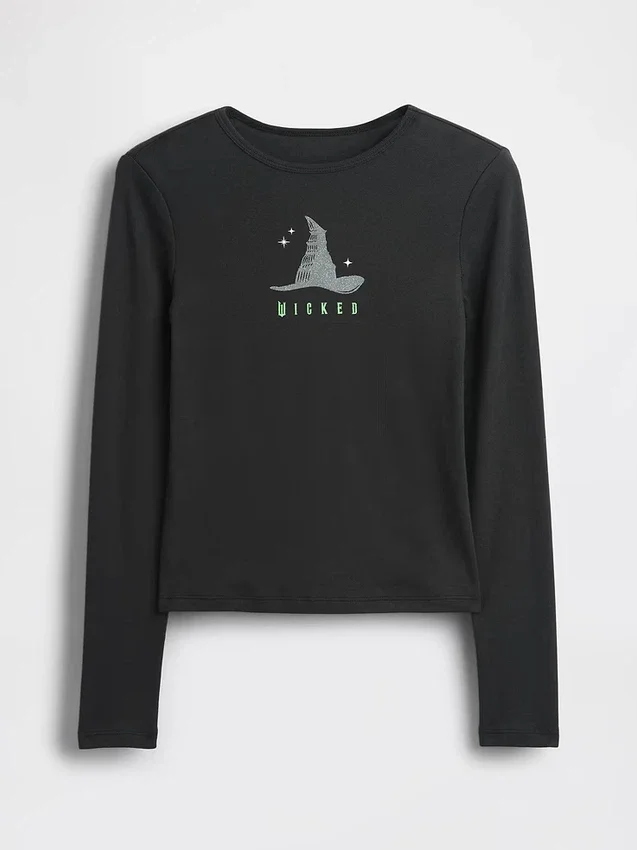 Kinder-T-shirt met ‘Wicked’-print
