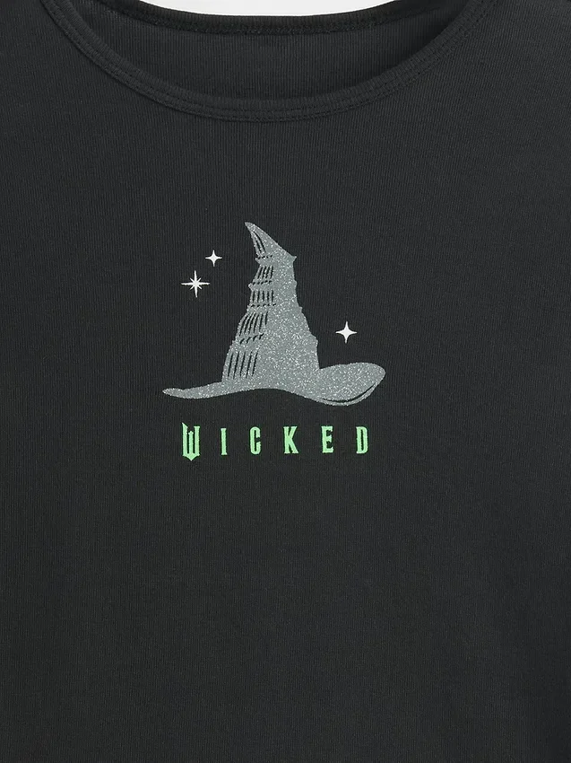 Kinder-T-shirt met ‘Wicked’-print