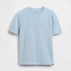 Kinder-T-shirt met zak van biologisch katoen
