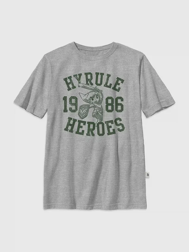 Kinder-T-shirt met Zelda Hyrule Heroes-afbeelding van Nintendo
