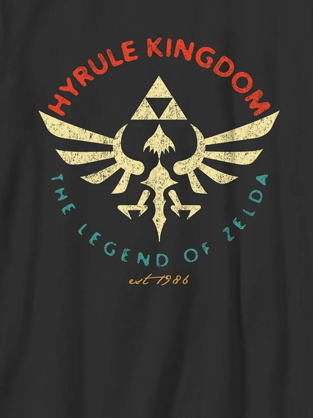 Kinder-T-shirt met Zelda Hyrule Kingdom-afbeelding van Nintendo
