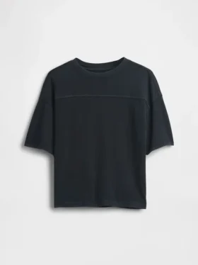 Kinder-T-shirt van zwaar gewicht met naden