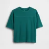 Kinder-T-shirt van zwaar gewicht met naden