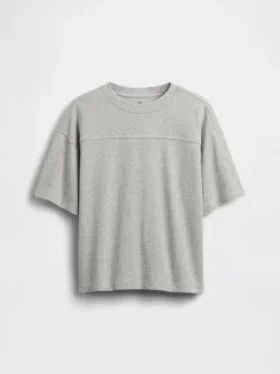 Kinder-T-shirt van zwaar gewicht met naden