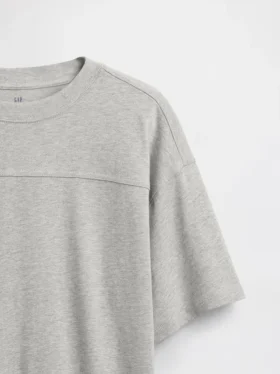 Kinder-T-shirt van zwaar gewicht met naden