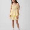 Kinder-tanktop met gelaagde eyelet-details