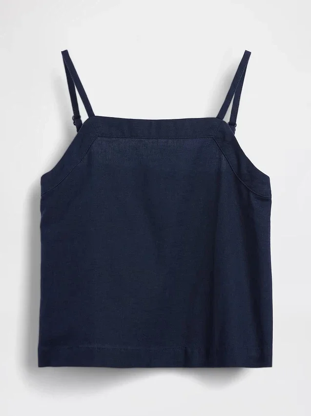 Kinder-tanktop van linnen-katoen