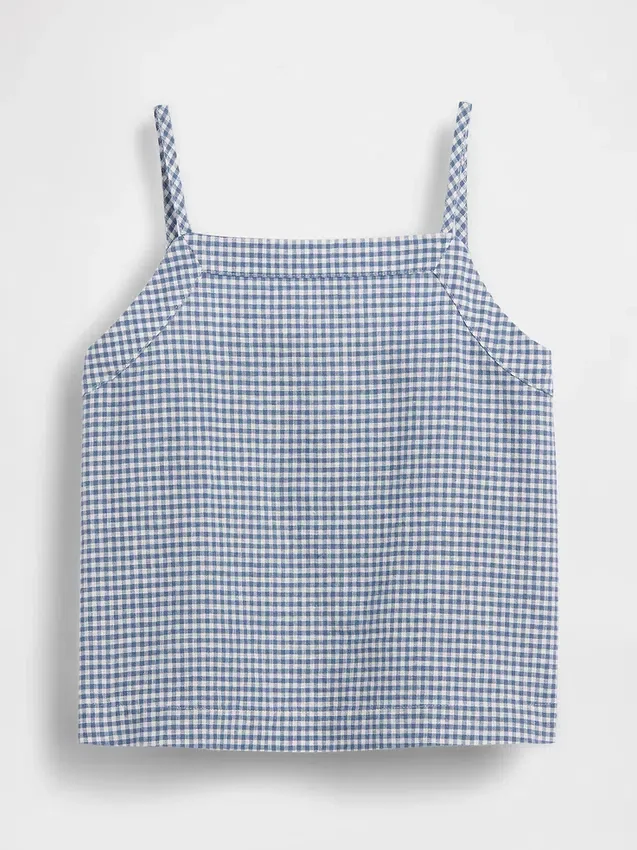 Kinder-tanktop van linnen-katoen