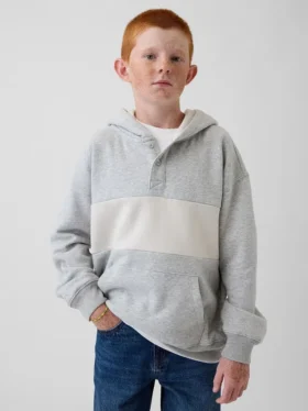 Kinder Vintagesoft Relaxed Henley-hoodie