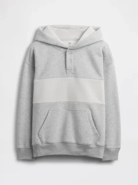 Kinder Vintagesoft Relaxed Henley-hoodie