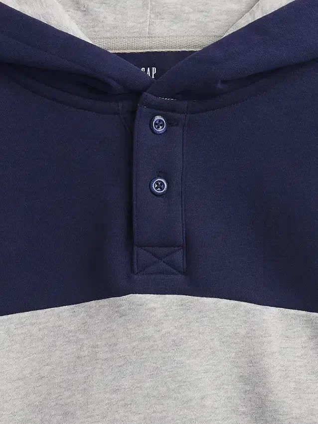 Kinder Vintagesoft Relaxed Henley-hoodie