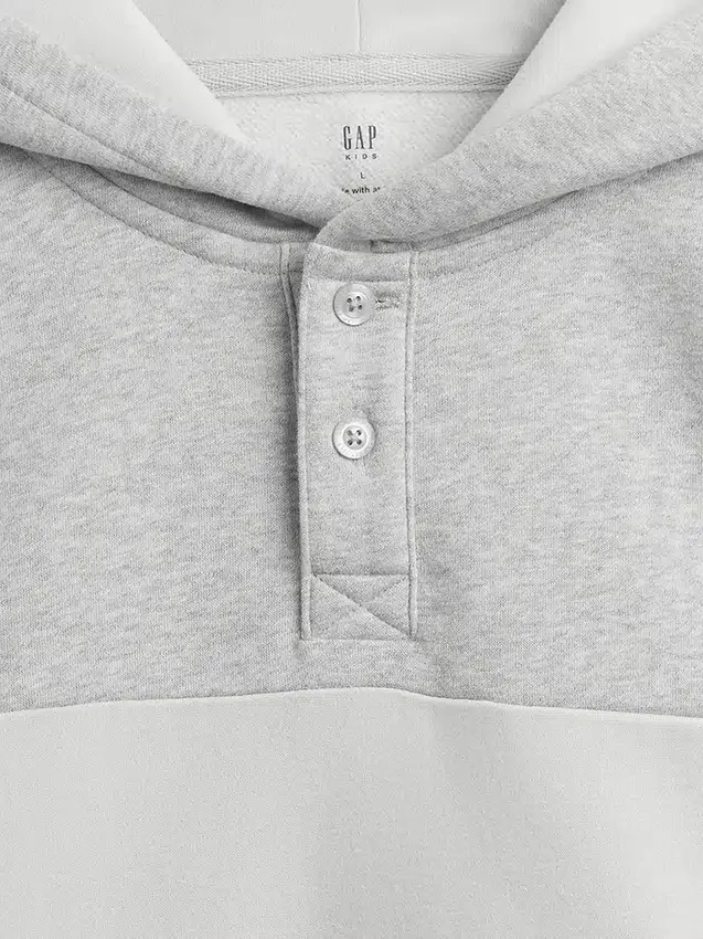 Kinder Vintagesoft Relaxed Henley-hoodie