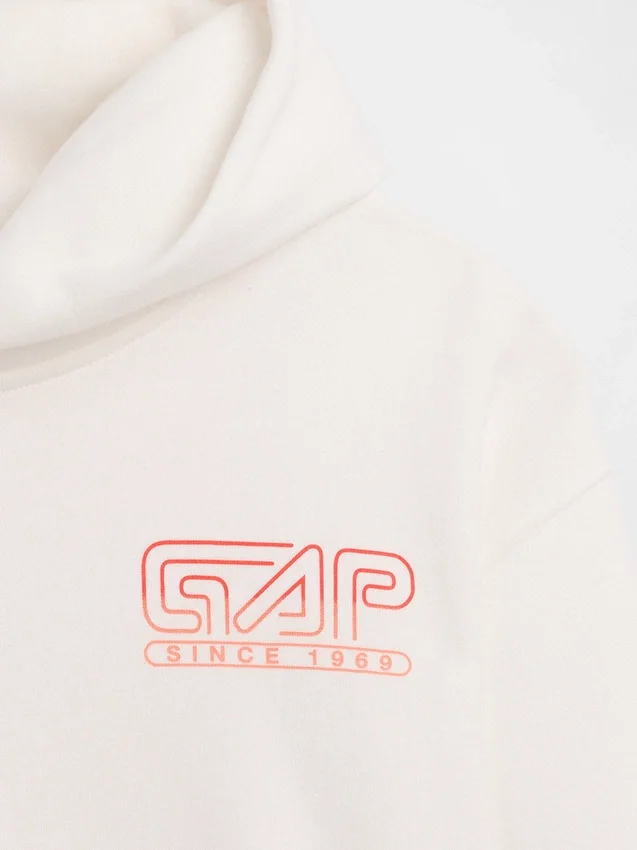 Kinder Vintagesoft relaxte hoodie met print