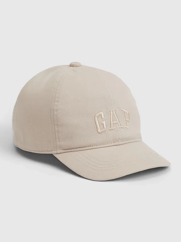 Kinderbaseballpet van biologisch katoen met Gap Arch Logo