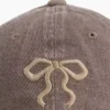Kinderbaseballpet van denim met strik