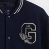 Kinderbomberjack met varsity-logo