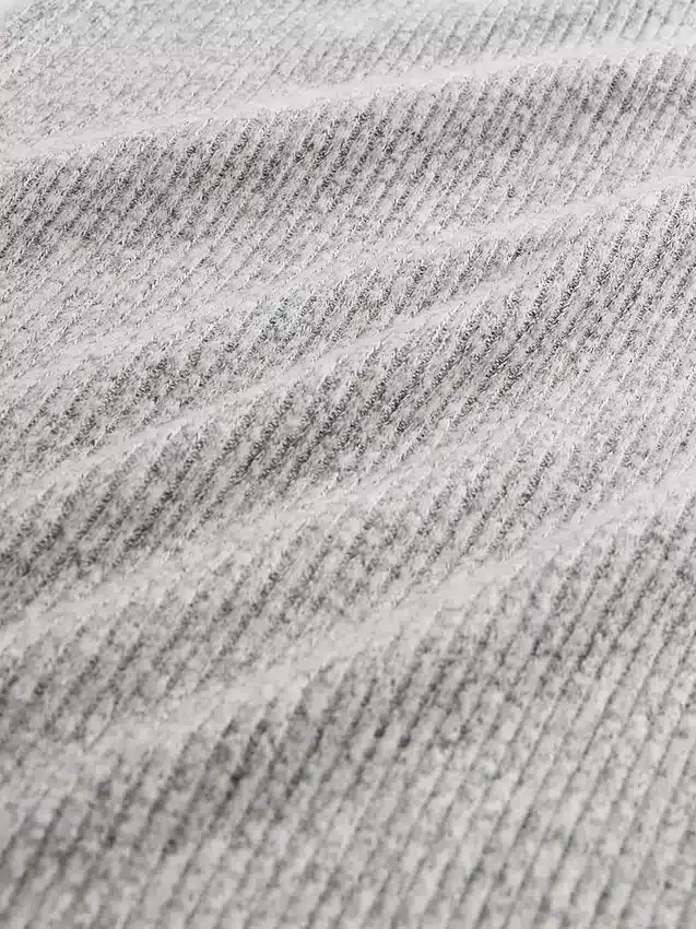 Kinderbroek met brede pijpen van zacht geborsteld stretchbreisel