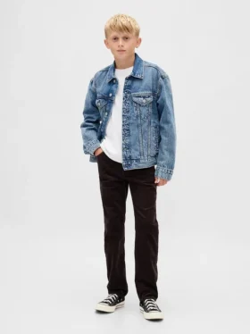 Kinderbroek van corduroy in originele rechte pasvorm uit de jaren '90