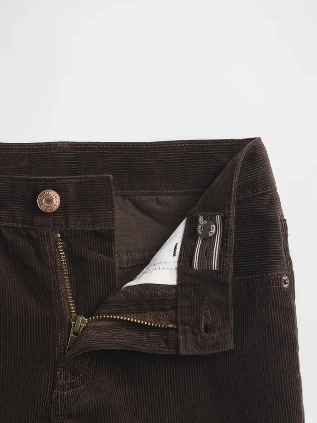 Kinderbroek van corduroy in originele rechte pasvorm uit de jaren '90