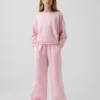 Kinderbroek van katoenen gaas met wijde pijpen