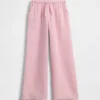 Kinderbroek van katoenen gaas met wijde pijpen