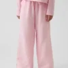 Kinderbroek van katoenen gaas met wijde pijpen