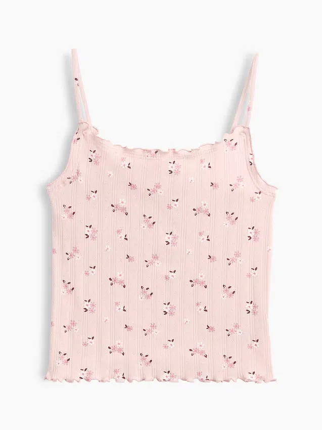 Kindercami van pointelle-rib