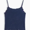 Kindercami van pointelle-rib