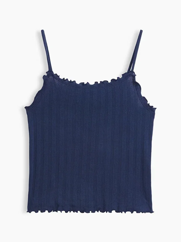 Kindercami van pointelle-rib