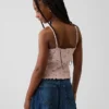 Kindercami van pointelle-rib