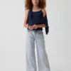 Kindercami van pointelle-rib