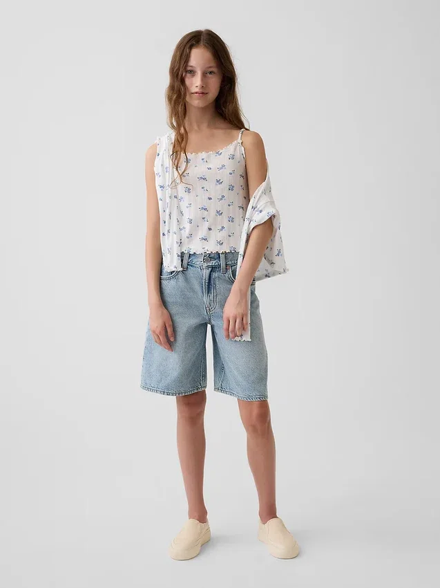 Kindercami van pointelle-rib