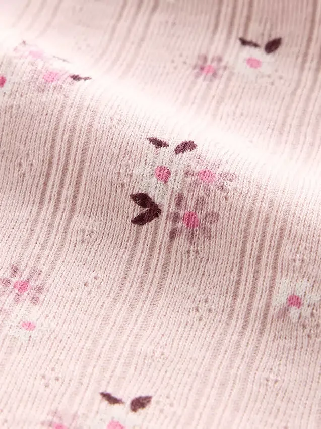 Kindercami van pointelle-rib