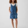 Kinderdenimrok met ritssluiting
