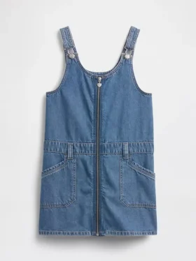 Kinderdenimrok met ritssluiting