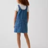 Kinderdenimrok met ritssluiting