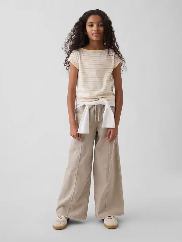 Kinderen Baggy broek van twill