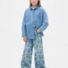 Kinderen: Baggy-Jeans met bloemenprint