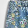 Kinderen: Baggy-Jeans met bloemenprint