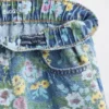Kinderen: Baggy-Jeans met bloemenprint