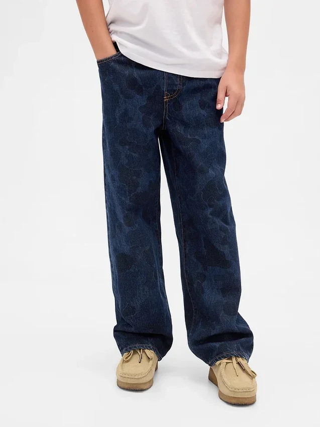 Kinderen Camo Easy Baggy Jeans