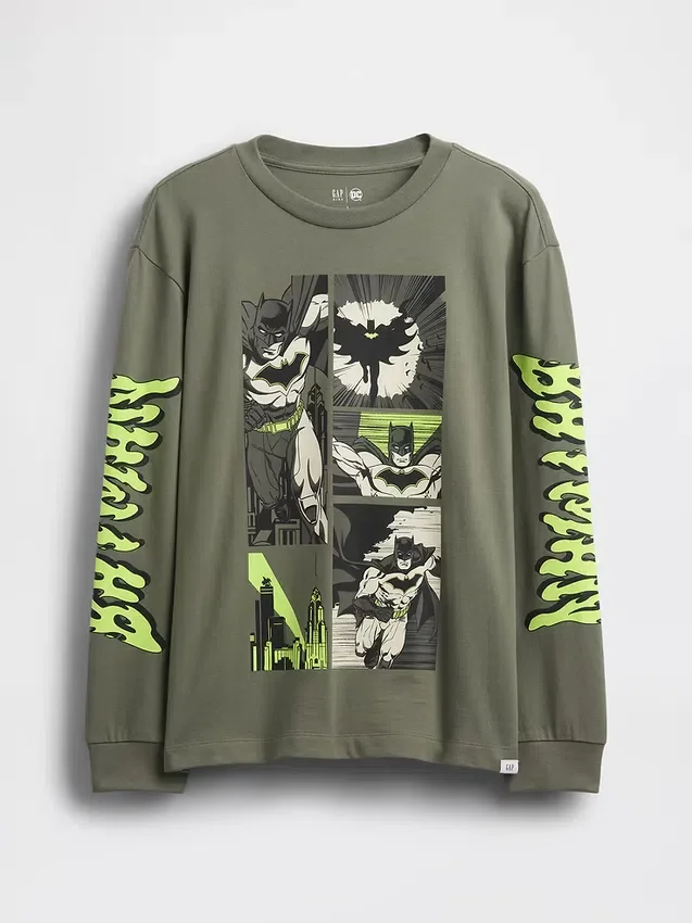 Kinderen DC™ T-shirt met print in relaxte pasvorm