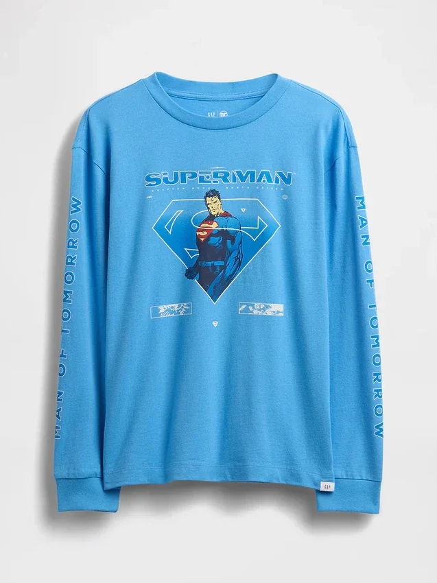Kinderen DC™ T-shirt met print in relaxte pasvorm