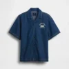 Kinderen Denim Relaxed New York-logo-overhemd