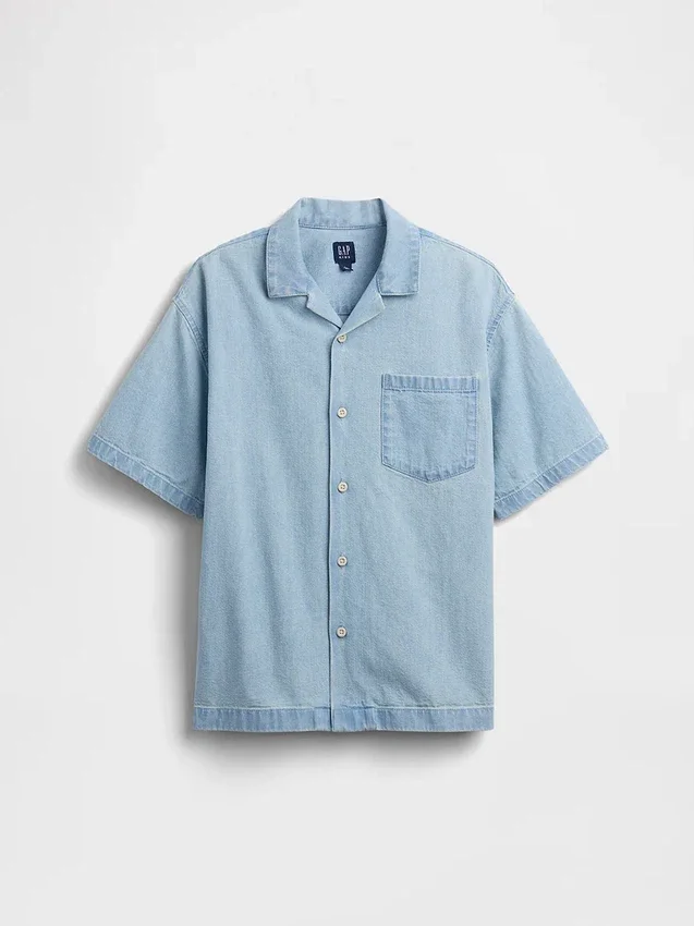 Kinderen Denim Relaxed overhemd