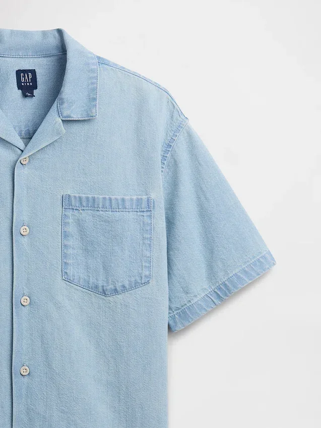 Kinderen Denim Relaxed overhemd